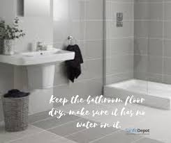 Keep Bathroom Floor Dry Bathroom Flooring Bathroom Flooring