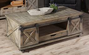 Magnus Wheel Coffee Table With Storage Coffee Table Farmhouse Coffee Table Wood Rustic Coffee Tables