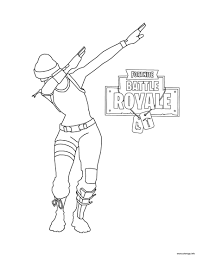 fortnite battle royale dab kids coloring pages library coloriage mer des wadden