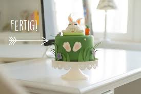 Weitere ideen zu kuchen mit fondant, tortendeko, kuchen. Tutorial Oster Torte Mit Fondant Hase Handmade Kultur
