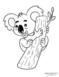 Showing 12 coloring pages related to koala. 10 Free Cute Koala Coloring Pages Print Color Fun