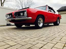 Image result for Bright Red 1967 Barracuda