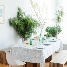 Melita Aqua Rectangular Tablecloth Table Cloth Round Linen Tablecloths Contemporary Tablecloths