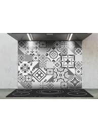 Fond De Hotte Aluminium Graphique Style Gris