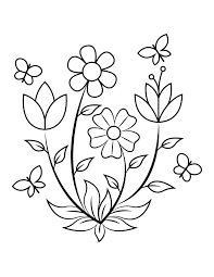 Click the butterfly and flowers coloring pages to view printable version or color it online (compatible with ipad and android tablets). Printable Flowers And Butterflies Coloring Page