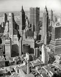 April 15 1960 New York City Skyline Aerial View Of Financial District Chase Manhattan Hea New York City Buildings New York Buildings New York Architecture