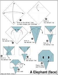 Elephant Face Easy Origami Instructions For Kids Elefante De Origami Instrucoes Origami Origami Para Criancas