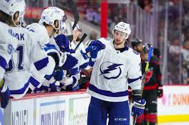 Tampa bay's mayor had suggested the lightning lose game 4 on the road so they could win at home, and she got her wish as coach jon cooper's team became the first since chicago in 2015 to hoist the. Nhl Playoffs Lightning Put Hurricanes In 2 0 Hole With Game 2 Win