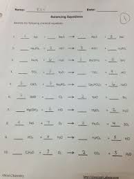 Balancing 49 balancing chemical equations worksheets with answers balancing equations worksheet balancing equations practice worksheet. Balancing Equation Worksheet Answers Physical Science With Mrs Amacher