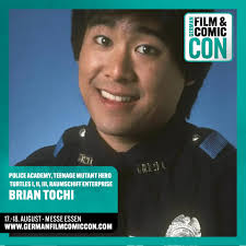 German Film Comic Con Essen, 17-18 August 2024, Messe Essen; TICKETS:  https://bit.ly/3PI42gI Freut euch bei der GERMAN FILM COMIC CON ESSEN auf  unseren nächsten Gast: Brian Tochi aka Cadet Nogata aus POLICE