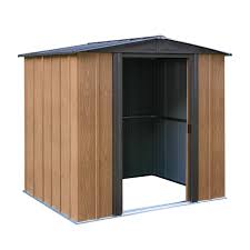 Gartenhaus hörmann ecostar trend inkl. Spacemaker Metall Geratehaus 6x5 Wood Bxt 194 Cm X 151 Cm Kaufen Bei Obi