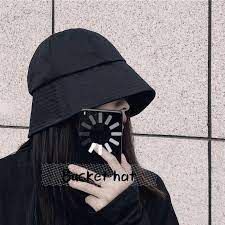Khaki Black Korean Hat In 2021 Black Korean Black Hat Outfit Outfits With Hats