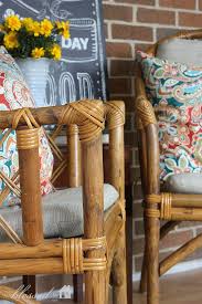 Bamboo Chairs From Drab To Fab My Blessed Life Bamboo Chair Vintage Bamboo Chairs Bamboo Chair Makeover