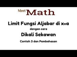 Check spelling or type a new query. Contoh Soal Limit Kali Sekawan