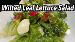Easy Wilted Lettuce Salad Twisted Mikes Youtube In 2020 Wilted Lettuce Salad Lettuce Salad Salad