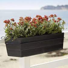 Get the best deal for rectangular plant baskets, pots, window railing boxes from the largest online selection at ebay.com. 10 Easy Pieces Black Balcony Box Planters Gardenista
