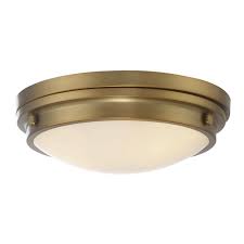 Trade Winds Lighting Tw6355021 Nb Ashford 3 Light Ceiling Light In Natural Brass Walmart Com Walmart Com