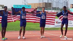 Mighty us women win fifth straight olympic basketball allyson felix won her third gold medal as the americans rolled to an easy victory in the women's 4x400 relay, and russia capped a big day with wins by. Usa Sets New World Junior Record In 4x400 Relay At Pan American Junior Championships