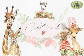 New users enjoy 60% off. Cutest Animals Graphic By Laffresco04 Creative Fabrica In 2020 Deer Illustration Giraffe Illustration Graphic Illustration