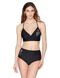 Women S Swimwear High Waist Bikini Full Coverage Bottom Ebony Cd185nqq2dc High Waisted Bikini Swimwear Bikinis