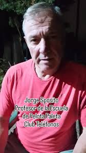 Entrevistabamos a Jorge Sposito Profesor de la escuela de Pelota Paleta del  Club Teléfonos de Córdoba Capital , #frontontelefonos