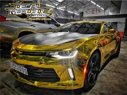 camaro on chrome gold wrap today is decal republic chuck facebook camaro on chrome gold wrap today is