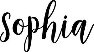 Image Result For Sophia In Cursive Cursive Sophia Calligraphy