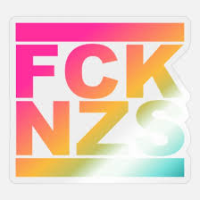 ~2.5 x 2.5 embroidered morale patch with hook velcro for attachment to loop velcro. Fck Nzs Die Welt Ist Bunt Gegen Rechts Sticker Spreadshirt