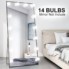 Proceed to the next step and take a look at what more is needed. Chende Hollywood Style Led Vanity Mirror Lights Kit With Dimmable 14 Light Bulbs Lighting Fixture Strip For Makeup Vanity Table Set In Dressing Room Mirror Not Included Walmart Com Walmart Com
