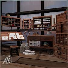 Bead storage craft room storage craft organization jewellery storage organizing craft rooms space crafts home crafts unique furniture. Second Life Marketplace Af Craft Room 03 Storage Table