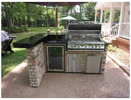 This outdoor kitchen island is one of our first and most complete outdoor barbecue kitchens. 85 Gorgeous Outdoor Kitchen And Grill For Summer Backyard Ideas Backyard Outdoor Kitchen Prefab Outdoor Kitchen Outdoor Kitchen Decor Outdoor Kitchen Design