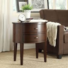 Homesullivan Chester Espresso Side Table 40e342ns Es Table Brown Nightstands Wood Accents