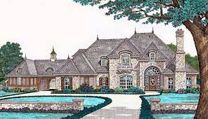 Elaborate window grids, sometimes in a diamond pattern, are another hallmark. French Country House Plan 5 Bedrooms 5 Bath 5300 Sq Ft Plan 8 606