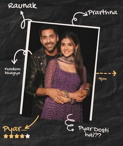 Dekhiye #raunak aur #prarthna ki Dosti ki kahani... Roz raat ko 9 baje, Sirf Zee Tv par! #Akshaydevbindra #pranalirathod #kumkumbhagya #balajitelefilms # raunak #prarthana #greatful #gratitude #actor #pranak