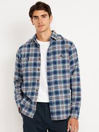 Blue Flannel Shirts | Old Navy