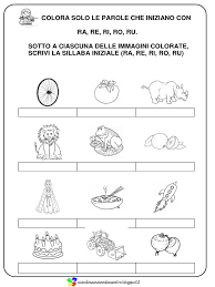 Visualizza altre idee su insegnamento della scrittura, sillaba, attività di prima classe. Trova Le Parole Che Iniziano Per R