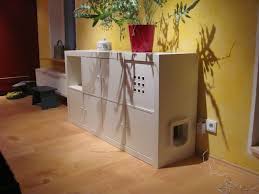 Rechte Seite Anguas Eingang Litiere Chat Boite A Litiere Mobilier Pour Chat