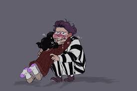 Lydia didn't have to look to know that it was beetlejuice. The Header Is A Cats Reference Reagansfunkyart I Feel Like They Both Just