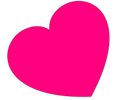Tilted Heart Pink Clip Art at Clker.com - vector clip art online ...