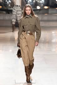 Model Gigi Hadid Walks The Runway During The Isabel Marant Show As Runway Fashion Couture Gigi Hadid Runway Gigi Hadid Outfits