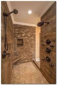 Schone Benutzerdefinierte Fliesendusche Eine Von Vielen Facetten Des Arnold Mauerwerks Www In 2020 Farmhouse Shower Bathroom Remodel Master Farmhouse Master Bathroom