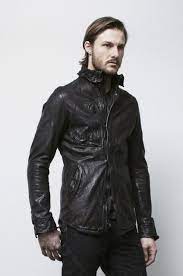 Rogue Menswear Washed And Wired Leather Snap Front Shirt Jacket 595 Mens Fashion Inspiration Leather Jacket Men Mens Trendy Outfits