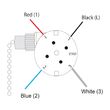 Ceiling fan and light switch wiring diagram : Zing Ear Ze 208s E89885 3 Speed 4 Wire Pull Chain Ceiling Fan Switch