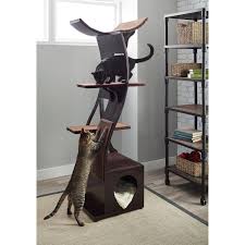 All coupons deals free shipping verified. The Refined Feline S Lotus Color Cat Tower On Sale Overstock 5213699