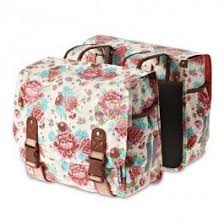 Basil Fietstas Bloom Wit Dubbele Tas Fiets Dubbel Fahrradtasche Radtasche Fahrrad