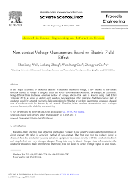 With a power operating range between 50 to 1000 ac, you'll find many applications for this tool. Pdf Non Contact Voltage Measurement Based On Electric Field Effect