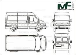 Ford Ft 280 K Transit Sombi Medium High Roof Wheelbase Short 2000 Blueprints Ai Cdr Cdw Dwg Dxf Eps Gif Jpg Pdf Pc Blueprints Ford Ford Transit