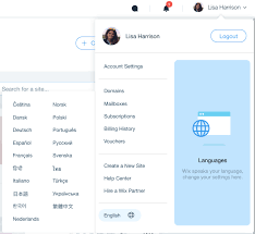 Changing The Language Of Your Account Dashboard And Editor Help Center Wix Com