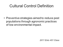Pest is an acronym for political, economic, social and technological. Host Plant Resistance Cultural Control Definition Preventive Strategies Aimed To Reduce Pest Populations Through Agronomic Practices Of Low Environmental Ppt Download