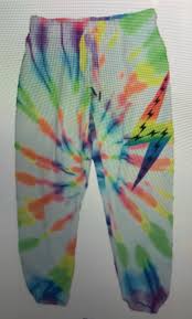 Girls love flowers by zoe's trendy clothing that let's them show off their own individual fashion styles. Flowers By Zoe Neon Bolt Tie Dye Sweatpants Glamour Girlz Central Highland Park